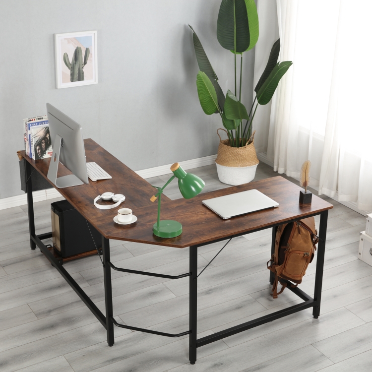 [US Warehouse] Modern Design Home Office School L-Shape Corner Table ...