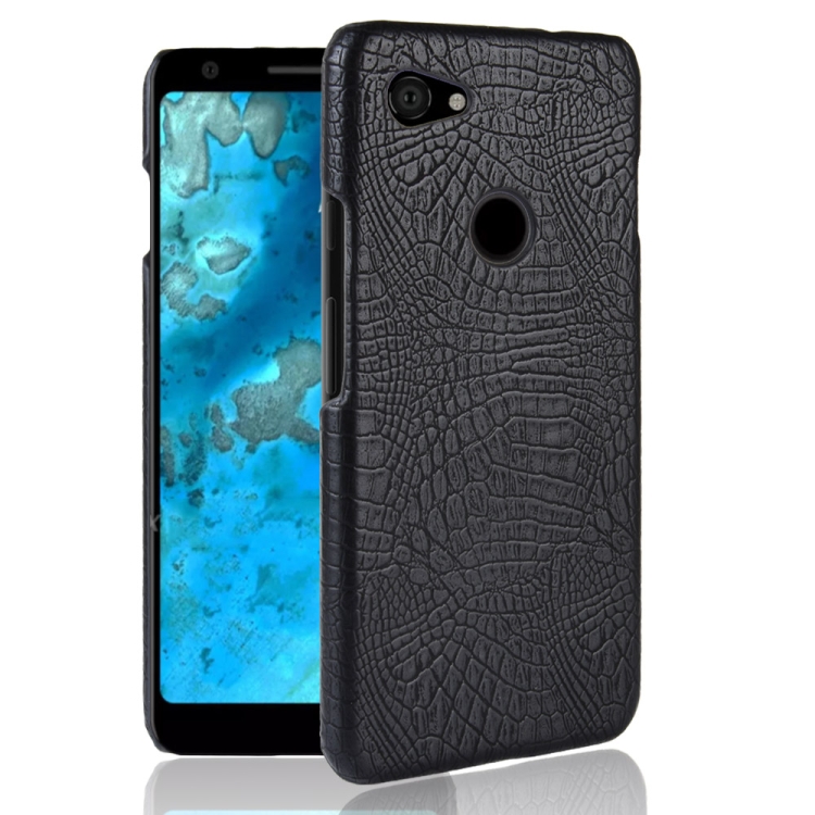 

Shockproof Crocodile Texture PC + PU Case for Google Pixel 3 Lite XL (Black)