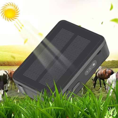 RF-V34 Sheep Cow Cattle Livestock IP67 Waterproof Solar GSM GPS WiFi Tracking without Fixed Bottom Plate, Support Voice Monitoring & Anti-remove Alarm & SOS