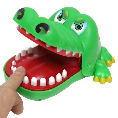 Spoof Bite Doigt Jouet Parents-Enfant Saisir les accessoires, Style: 3214A  Dinosaure-Green