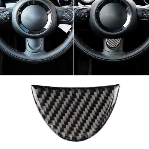 Autocollant décoratif en Fiber de carbone de volant de voiture pour BMW  Mini R53 / R55 / R57 /