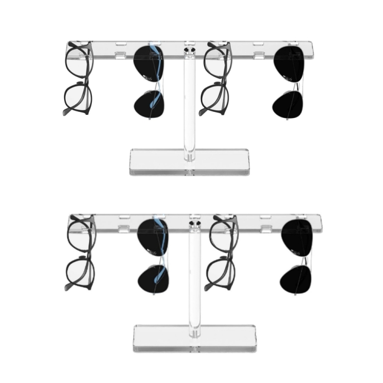 

2pcs YX045 Acrylic Glasses Desktop Storage Display Stand