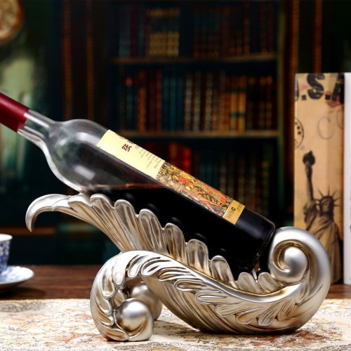 Forme blonde créative étagère à vin rouge égouttoir porte-bouteille  ornement résine décoration de la maison bois