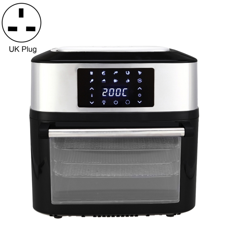 1800W 220V 16L Square Smart Touch Screen Air Fryer