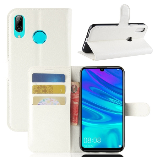 

Litchi Texture Horizontal Flip Leather Case for Huawei P30 Lite, with Wallet & Holder & Card Slots (White)