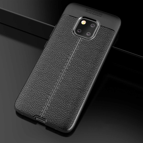 

Litchi Texture TPU Shockproof Case for Huawei Mate 20 Pro (Black)