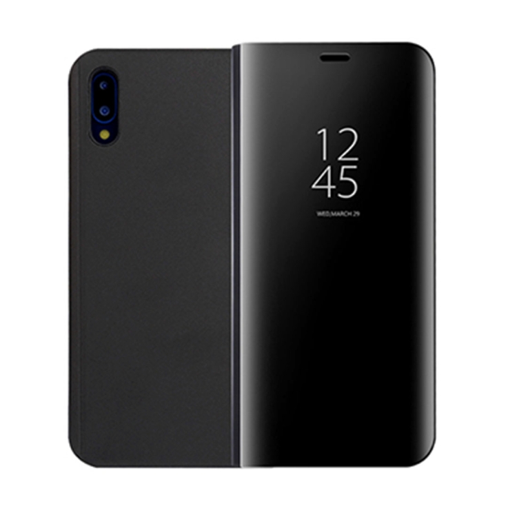 

For Huawei P20 Pro PC Mirror Protective Back Cover Case with Holder (Black)
