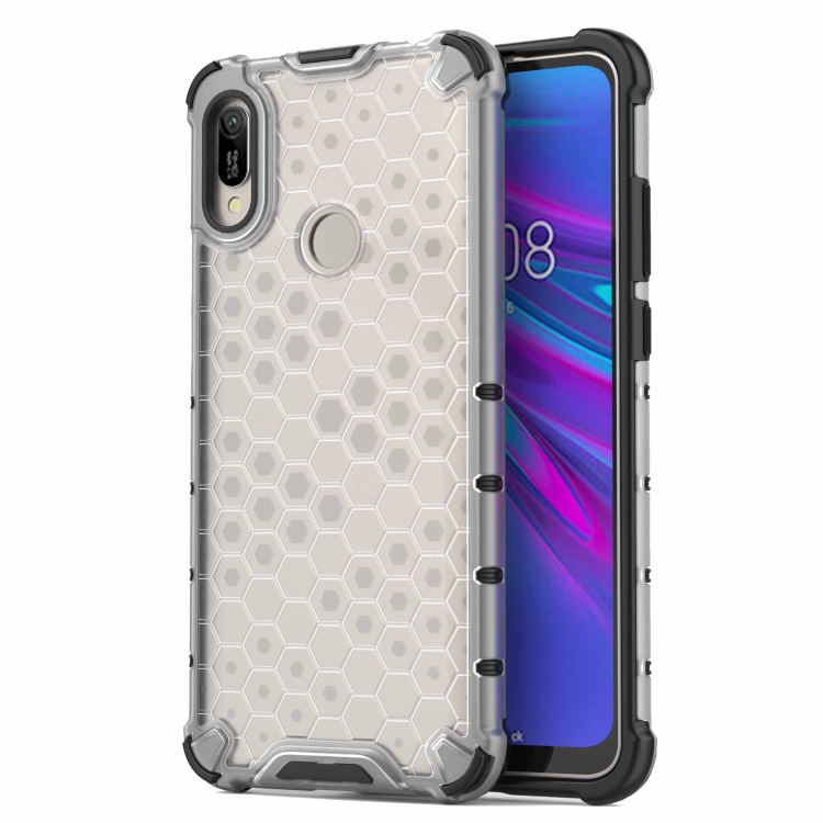 

Honeycomb Shockproof PC + TPU Case for Huawei Y6(2019)(Transparent)