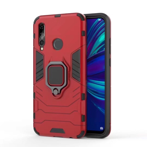

Shockproof PC + TPU Case with Magnetic Ring Holder for Huawei Enjoy 9s / P Smart+ 2019 (Red)