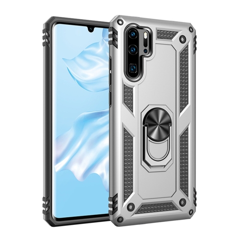 

Armor Shockproof TPU + PC Protective Case for Huawei P30 Pro, with 360 Degree Rotation Holder (Silver)