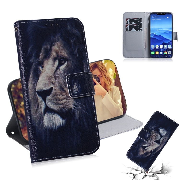 Étui En Cuir Synthétique Pour Huawei – Compatible Mate 20, P Smart, Etc., Avec Rabat Et Pochette Cartes