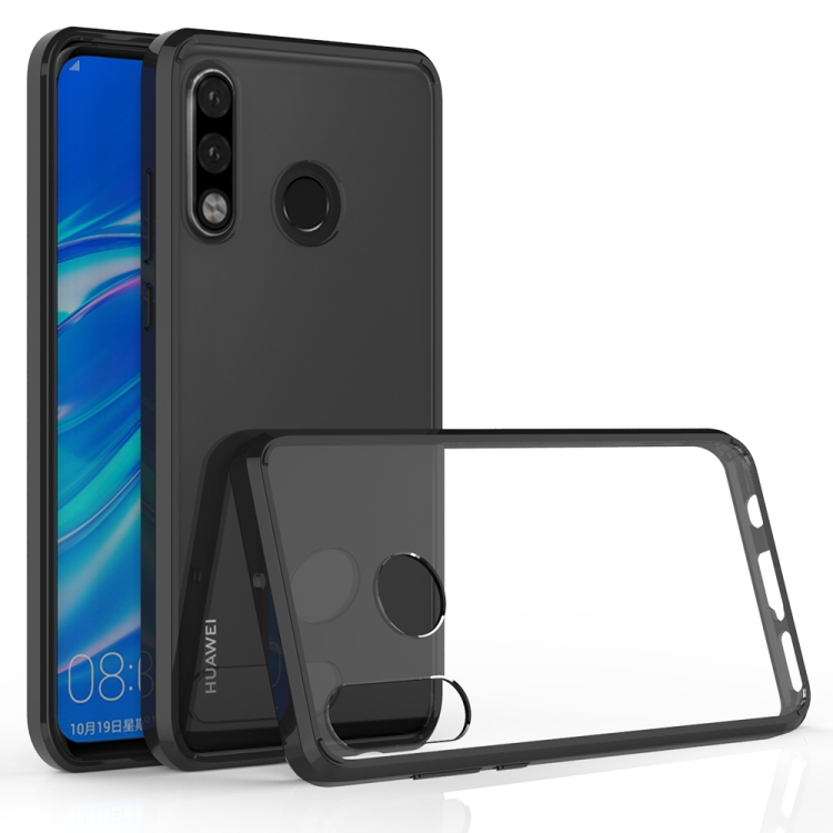 

Scratchproof TPU + Acrylic Protective Case for Huawei P30 Lite(Black)