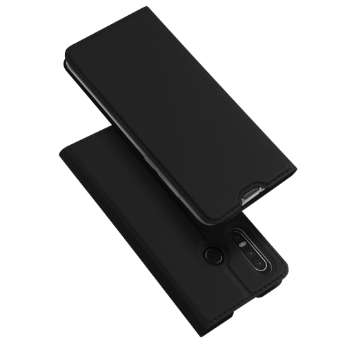 

DUX DUCIS Skin Pro Series Horizontal Flip PU + TPU Leather Case for Huawei P30 Lite, with Holder & Card Slots (Black)