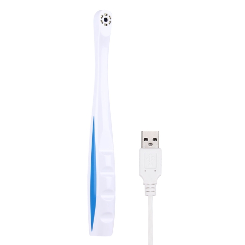 Câmera de micro-verificação USB estilo escova de dente multifuncional com 6 LEDs para dentes / pele / PCB / impressão