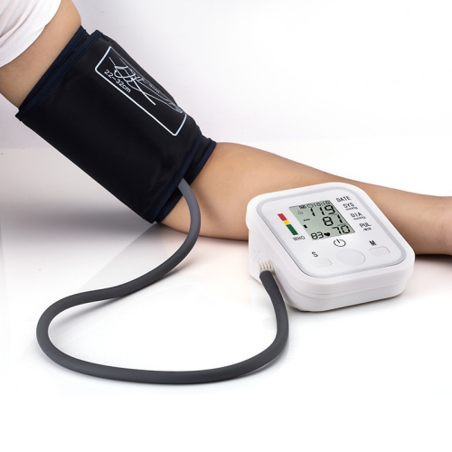 Monitor LCD de pressão arterial estilo braço superior totalmente automático