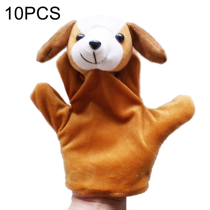 One Random Puppet 10 PCS Story Telling Kids Puppets Cute Zoo Farm Animal Glove Puppet ...