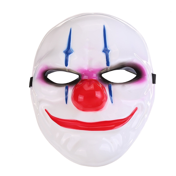 Halloween Mask PVC Halloween Festival Party Clown Pattern Mask: A Sinister to Smiling Halloween
