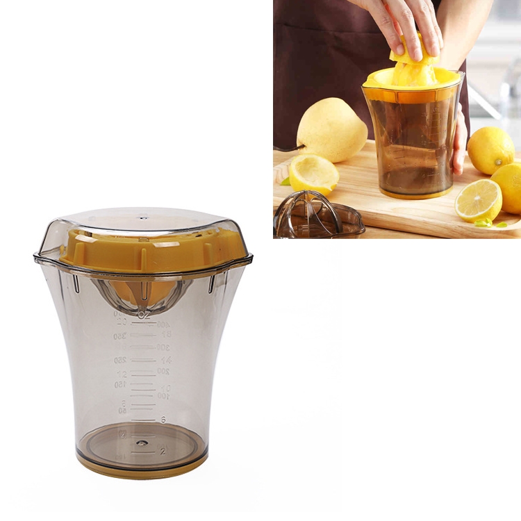 Household Manual Lemon Juicer Kitchen Folding Fruit Squeezer(Yellow)