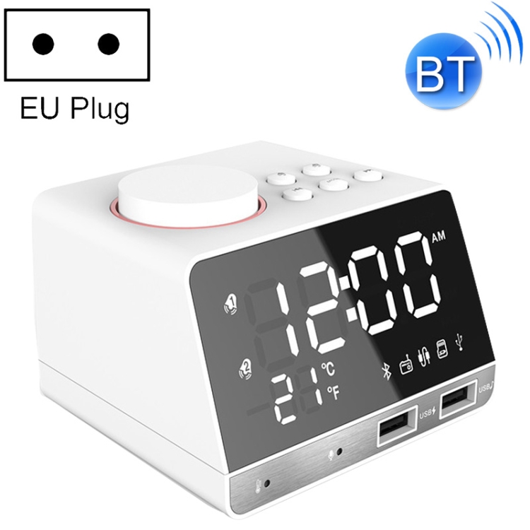 K11 Bluetooth Alarm Clock Speaker Creative Digital Music Clock