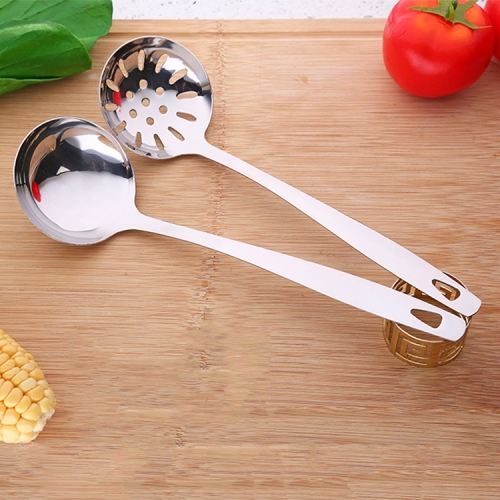 

SSGP 2 in1 Kitchen Utensils Stainless Steel Long Shank Spoon Set, Spoon Diameter: 6.3cm