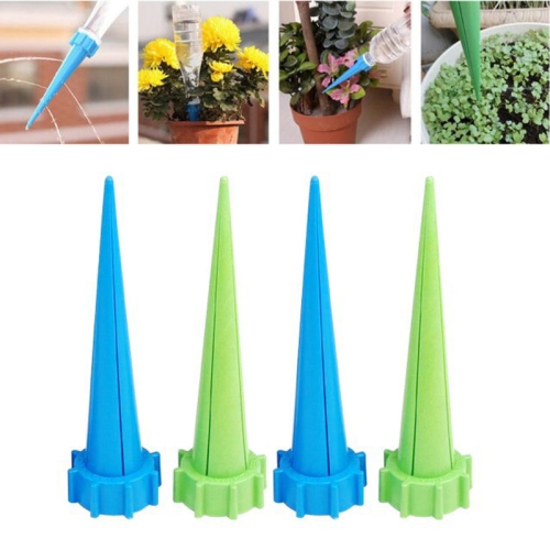 

4 PCS Cone Watering Spike Automatic Watering Irrigation Spike Garden Plant Flower Drip Sprinkler, Random Color Delivery