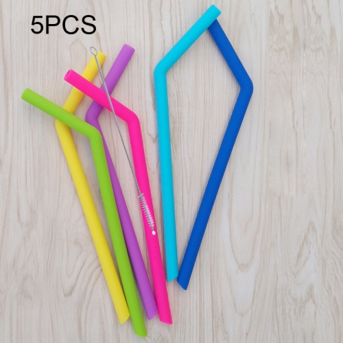 6 PCS Straws Replacement with 5PCS Funny Silicone Straw Cover Caps