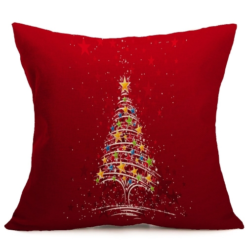 Christmas Festival Pattern Car Sofa Pillowcase