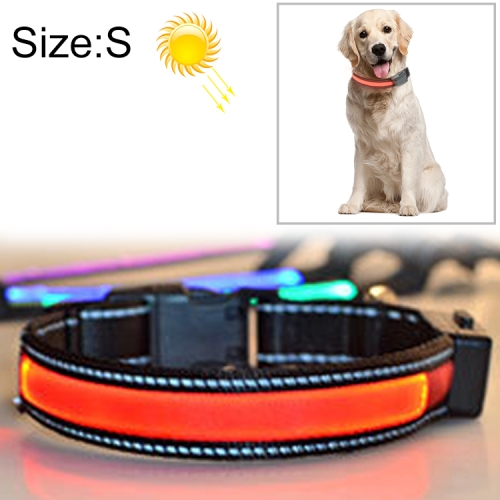 Collare luminoso a LED Taglia M per cani a ricarica solare e usb Giallo –  acquista su Giordano Shop