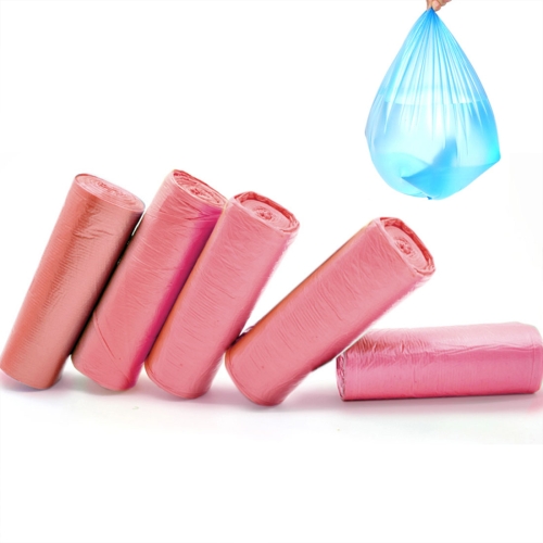 5 PCS Environmental Classification Point Type Broken Color Garbage Bag,  Size: 15*11cm (Pink)