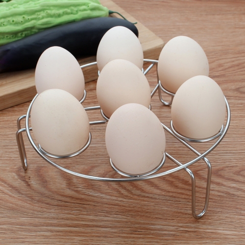 Stainless Steel Stackable Egg Steamer Rack Double-Layer Steaming