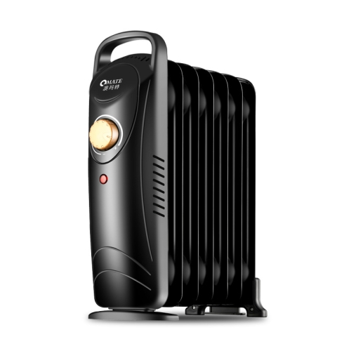 OMATE Mini calentador de radiador doméstico, calentador eléctrico, enchufe de EE. UU. (negro)