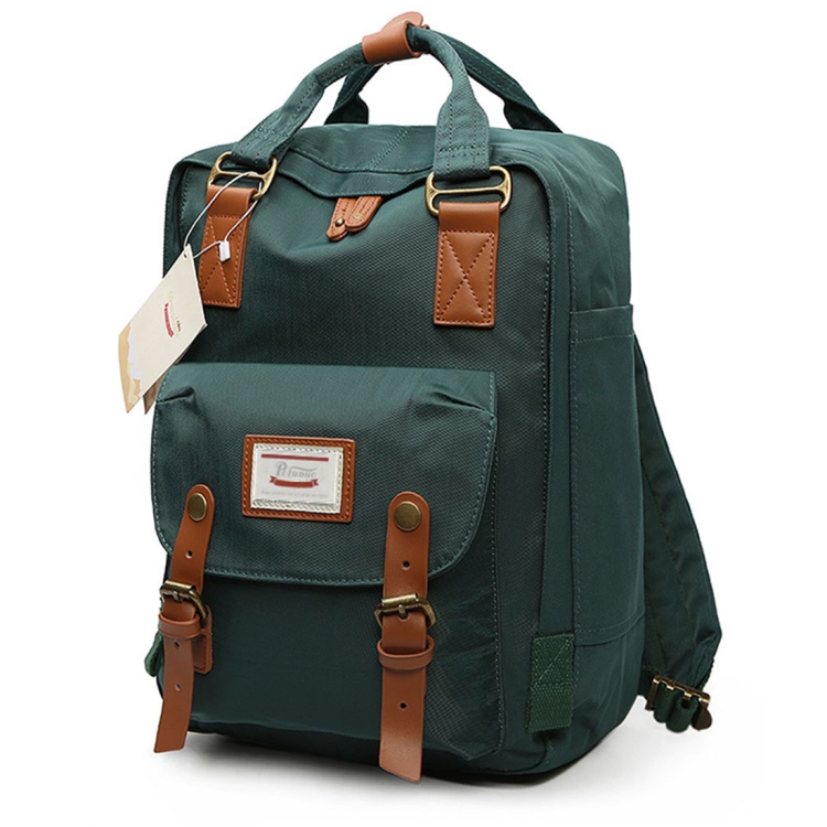 

Fashion Casual Travel Backpack Laptop Bag Student Bag with Handle, Size: 38*28*15cm(Seaweed Green)