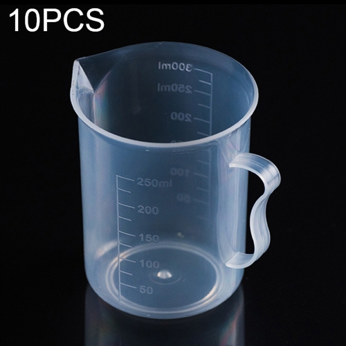 10 pièces 500 ml section mince PP flacon en plastique tasse à