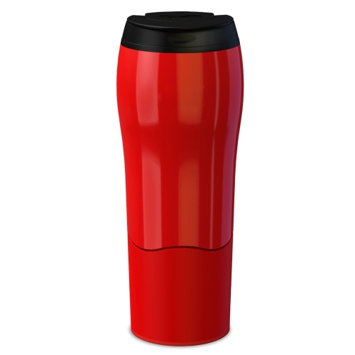 

Portable Mighty Mug Solo Travel Coffee Herbal Ice Tea Fizzy Drink Mug Water Bottle Cup, Capacity: 550ml(Red)