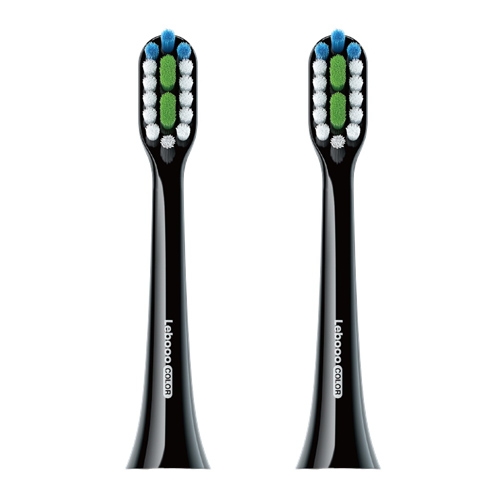 HUAWEI Lebooo LBS-T053A 2 PCS slimme tandenborstelkop (voor HCB0001) (zwart)