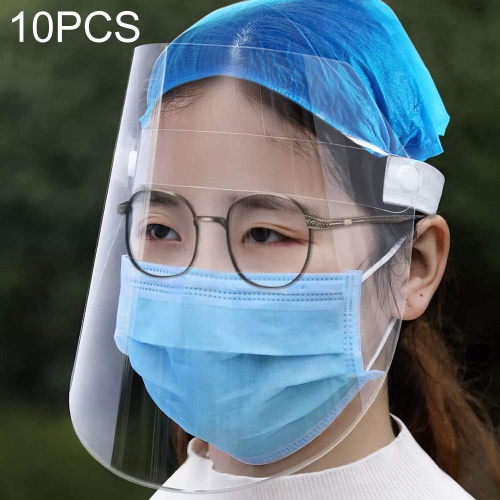 10pcs Full Face Covering Anti-Fog Shield Clear Glasses Face Protection Tooling ` 