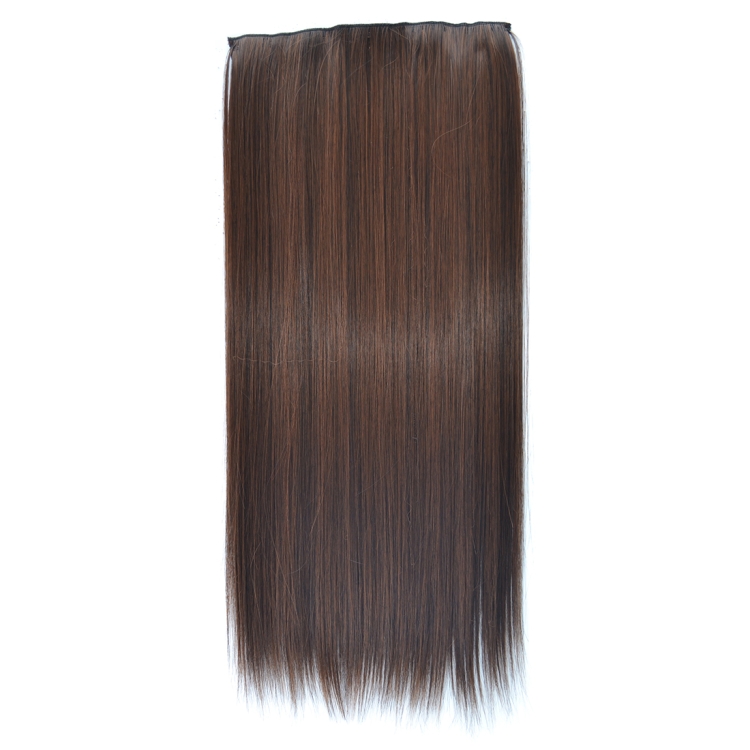 Wigs 2M30 Onepiece Seamless Fiveclip Wig Long Straight Wig Piece