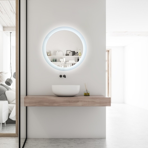 Bathroom Vanity Mirror With Led Light, Bathroom Vanity Mirror Sizes
