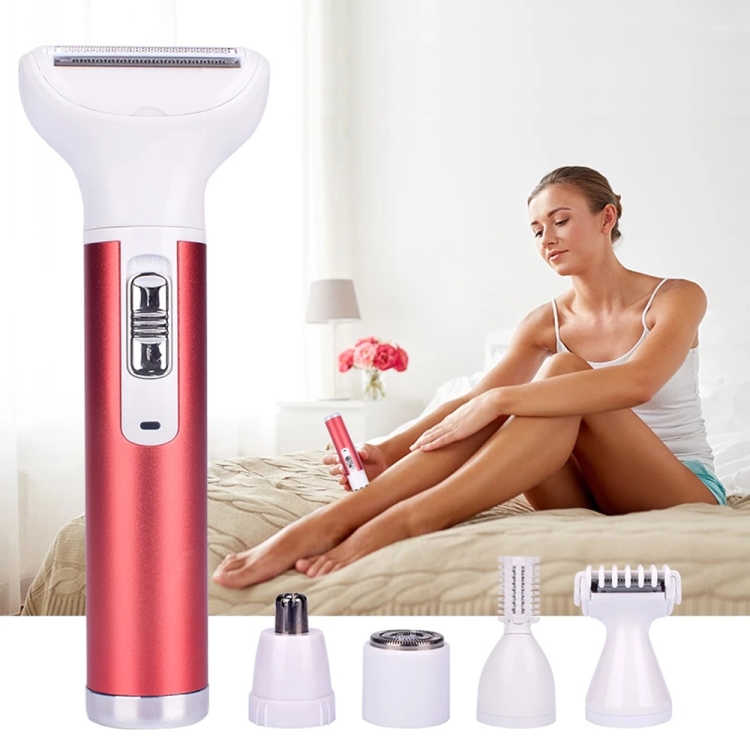A Complete Face, Nose, Eyebrow, Bikini, and Body Hair Removal with Portable Use and USB Charging Available XD-3011 5-in-1