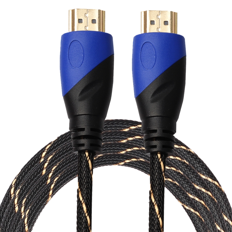 

3m HDMI 1.4 Version 1080P Woven Net Line Blue Black Head HDMI Male to HDMI Male Audio Video Connector Adapter Cable