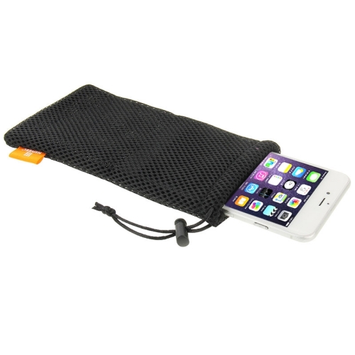 

HAWEEL Pouch Bag for Smart Phones, Power Bank and other Accessories, Size same as 5.5 inch Phone(Black)