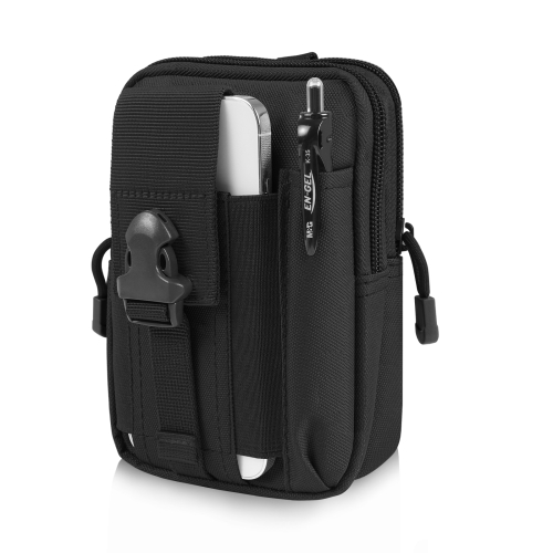 

HAWEEL Hiking Belt Waist Bag Outdoor Sport Motorcycle Bag 7.0 inch Phone Pouch (Black)
