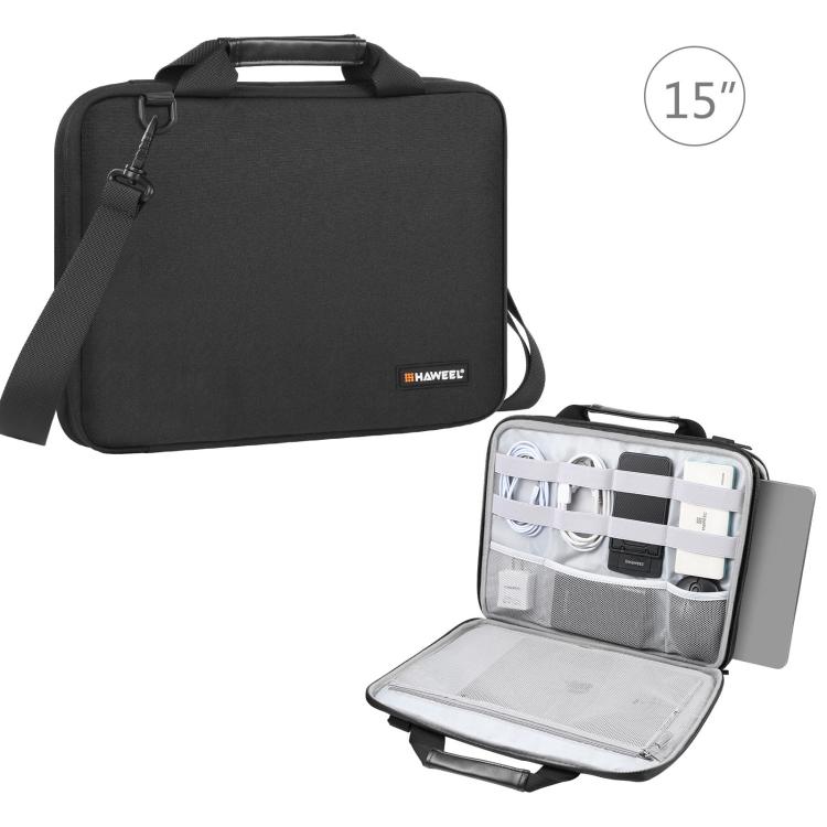

[US Warehouse] HAWEEL 15.0 inch -16.0 inch Briefcase Crossbody Laptop Bag For Macbook, Lenovo Thinkpad, ASUS, HP