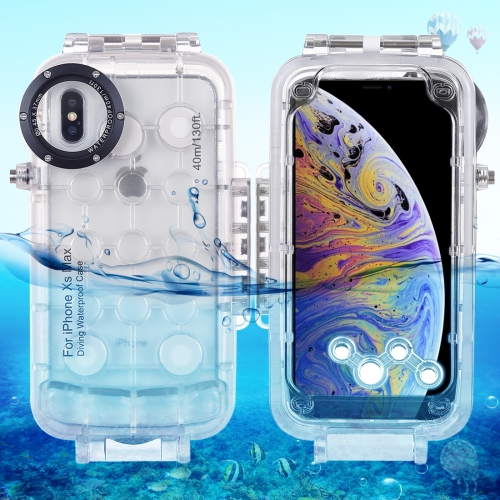 

HAWEEL 40m/130ft Waterproof Diving Case for iPhone XS Max, Photo Video Taking Underwater Housing Cover(Transparent)