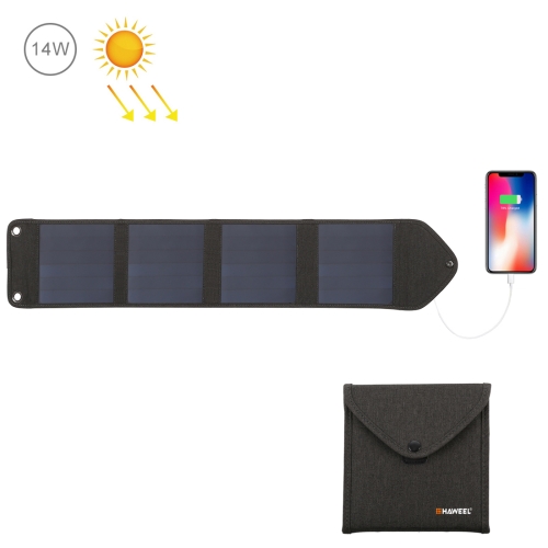 HAWEEL 14W 5V 2.4A Portable Foldable Solar Charger