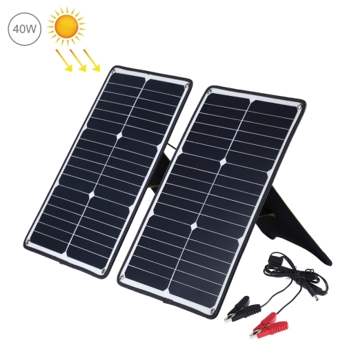 HAWEEL 2 PCS 20W Silicon Solar Power Panel Charger