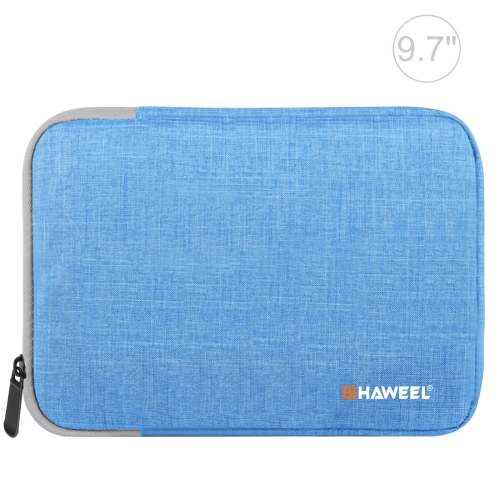 HAWEEL 9.7 inch Sleeve Case Zipper Briefcase Carrying Bag, For iPad 9.7 inch / iPad Pro 9.7 inch, Galaxy, Lenovo, Sony, Xiaomi, Huawei 9.7 inch Tablets(Blue)