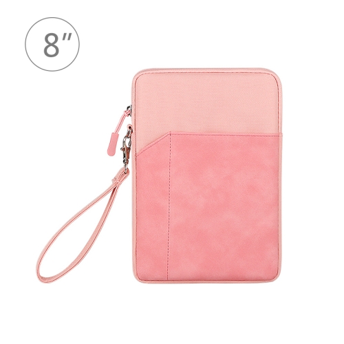 HAWEEL Splash-proof Pouch Sleeve Tablet Bag for iPad mini 7.9-8 inch Tablet(Pink)