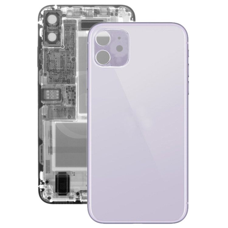 

Glass Battery Back Cover for iPhone 11(Purple)