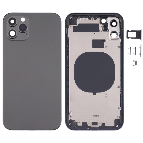 

Back Housing Cover with Appearance Imitation of iP13 Pro for iPhone 11(Black)